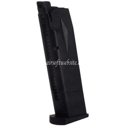 DOUBLE BELL 23 Billes Gaz Chargeur Convient pour DOUBLE BELL Cybergun Swiss Arms P226 WE(WE-TECH) F226 Série GBB Pistolets Airsoft Noir
