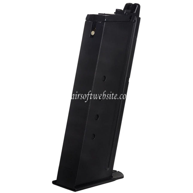 DOUBLE BELL 24 Billes Gaz Chargeur Convient pour DOUBLE BELL Cybergun WE(WE-TECH) Armorer Works AW Tokyo Marui Desert Eagle GBB Pistolets Airsoft Noir
