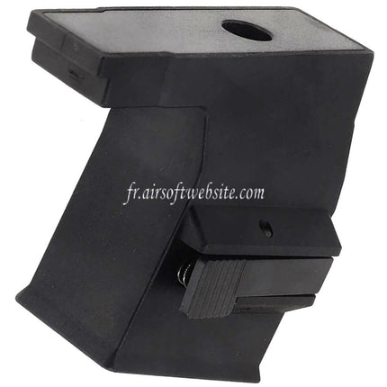 DOUBLE BELL Polymère Chargeur Adaptateur Convient pour DOUBLE BELL APS CYMA AK AEG To Use MP5 Type Chargeur Noir