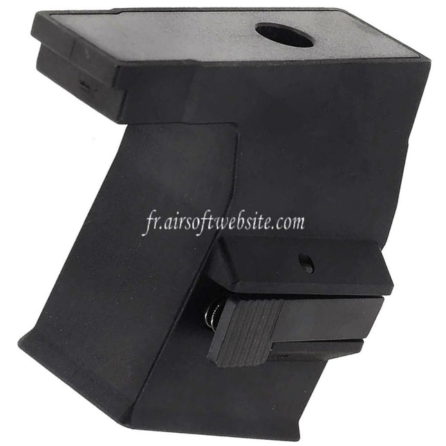 DOUBLE BELL Polymère Chargeur Adaptateur Convient pour DOUBLE BELL APS CYMA AK AEG To Use MP5 Type Chargeur Noir
