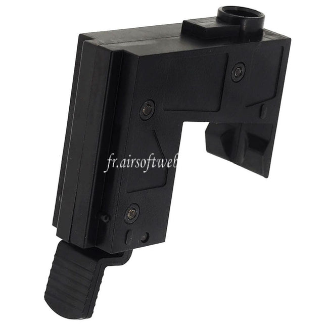 DOUBLE BELL Polymère Chargeur Adaptateur Convient pour DOUBLE BELL Tokyo Marui CYMA M4 AEG To Use MP5 Type Chargeur Noir