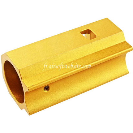 Revanchist Airsoft Aluminum INF Style Compensator -14mm CCW Counter-Clockwise Thread Suitable for Tokyo Marui Hi-Capa Series GBB Pistols
