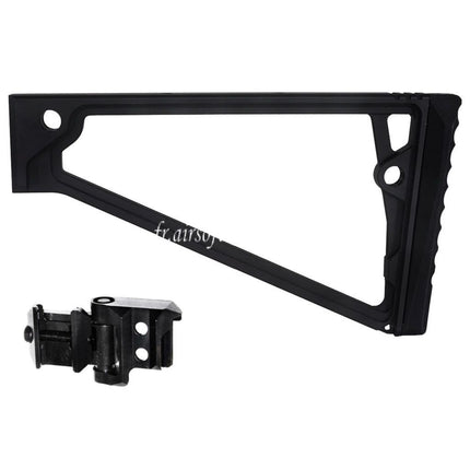 5KU 205mm Aluminum TS-8RP Triangle Crosse avec M1913 Adaptateur Convient pour 20mm Picatinny Crosse Adaptateur Fusil Airsoft