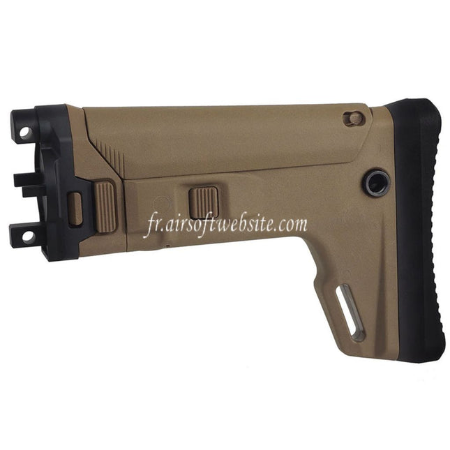 5KU ACR Style 7-Position Telescoping Side Pliable Rétractable Crosse Convient pour CYMA MP5K Série AEG Fusil Airsoft