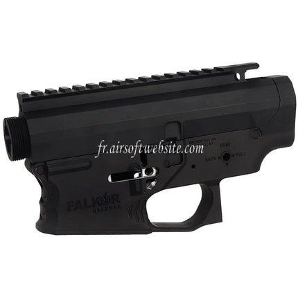 APS Falkor Defense Complète Boîtier Set Convient pour APS V2 Vitesse Boîte M4 M16 Série GBB Fusil Airsoft Noir