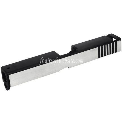 Army Armament Métal Silde Convient pour ARMY R17 G17 GBB Pistolet Airsoft Noir/Argent