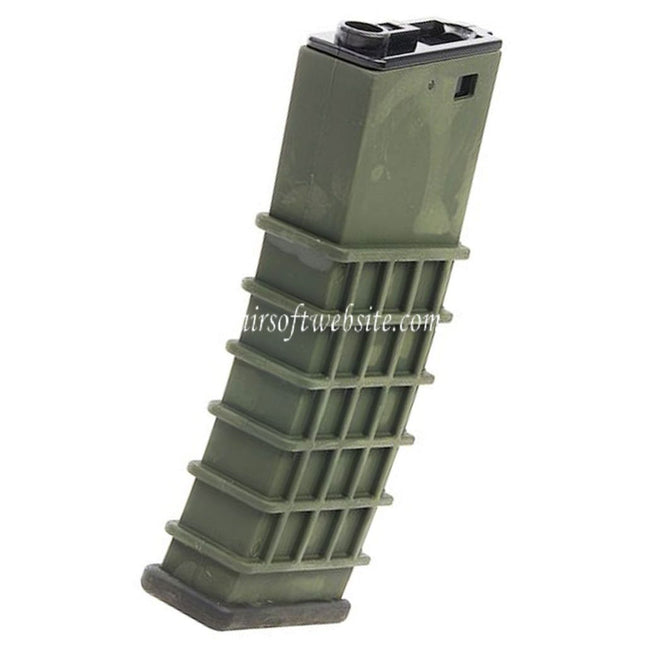 G&G 330 Billes Polymère Hi-Cap Chargeur GK5C Convient pour M4 M16 Série AEG Fusil Airsoft Vert