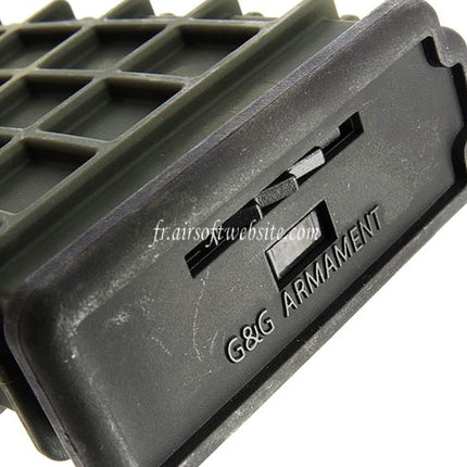 G&G 330 Rounds Polymer Hi-Cap Magazine GK5C Suitable for M4 M16 Series AEG Airsoft Rifle Green