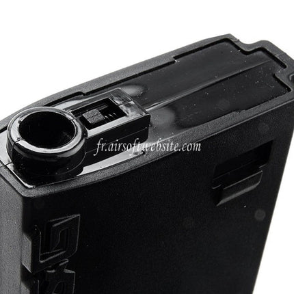 G&G 120 Schuss Polymer Mid-Cap Magazin Passend für M4 M16 Serie AEG Airsoft Gewehr Schwarz