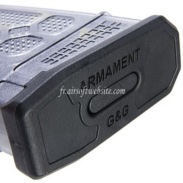 G&G 105 Billes Polymère Mid-Cap Chargeur SSG-1 Convient pour M4 M16 Série AEG Fusil Airsoft