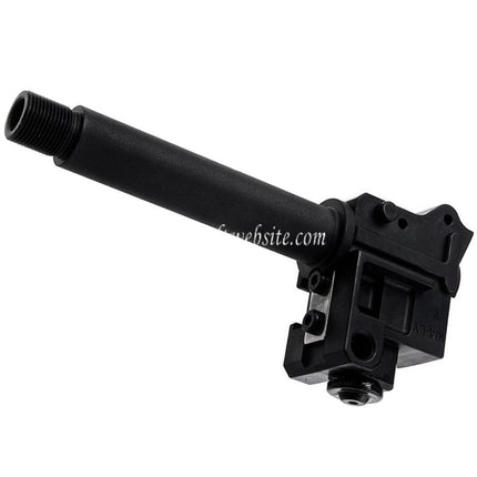 KRYTAC Lauf- und Trunnion-Set -14mm CCW Linksgewinde Passend für Krytac Kriss Vector GBB SMG Airsoftgewehr Schwarz
