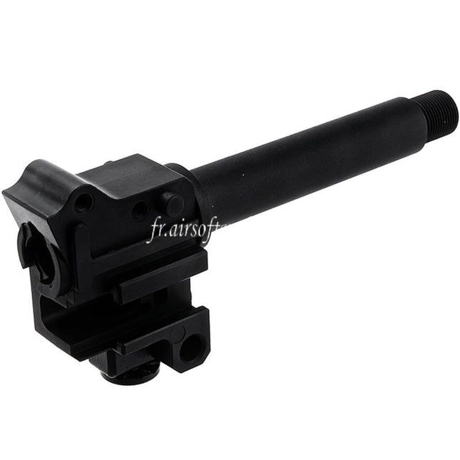 KRYTAC Canon et Trunnion Ensemble -14mm CCW sens antihoraire Convient pour Krytac Kriss Vector GBB SMG Fusil Airsoft Noir