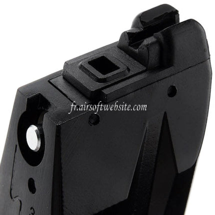 VFC 24 Schuss Gas Magazin Passend für Umarex HK45T Serie GBB Airsoft Pistole Schwarz