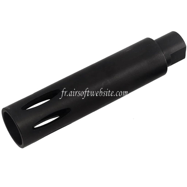 CYMA 113mm XM177 E1 Style Frein de Bouche Convient pour -14mm CCW sens antihoraire Canon Fusil Airsoft Noir