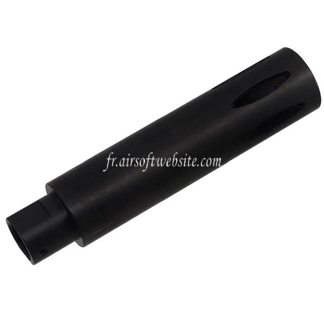CYMA 113mm XM177 E1 Style Frein de Bouche Convient pour -14mm CCW sens antihoraire Canon Fusil Airsoft Noir