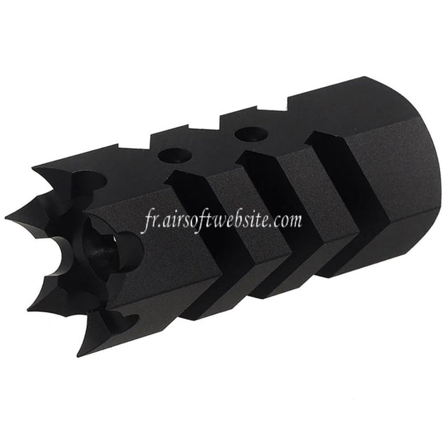 CYMA Crown Of Thorns Frein de Bouche Convient pour -14mm CCW sens antihoraire Canon Fusil Airsoft