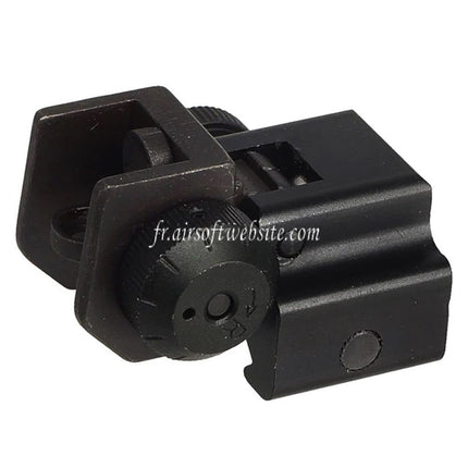 Airsoft Website Metalllegierung Klappvisier Passend für Standard 20mm Weaver Base Gewehr
