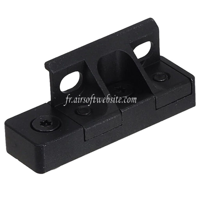 Airsoft Website Scout Lampe Montage Convient pour Keymod Rail Surefire Style M300 Scout Light Noir