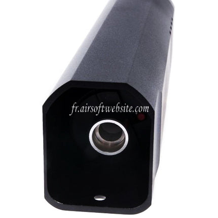 Angry Gun KSV Silencieux Gen 2 (AT2000R Traceur Version) Convient pour Krytac KRISS VECTOR AEG GBB Série Fusil Airsoft Noir