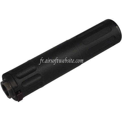 5KU 170mm AAC SR5 Style QD Silencieux avec 3-Broches Frein de Bouche Convient pour -14mm CCW sens antihoraire Canon Fusil Airsoft