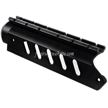 KTW 20mm Weaver-Schiene Zielfernrohrmontagebasis Passend für KTW Ithaca M37 Federdruck Schrotflinte Airsoft Schwarz