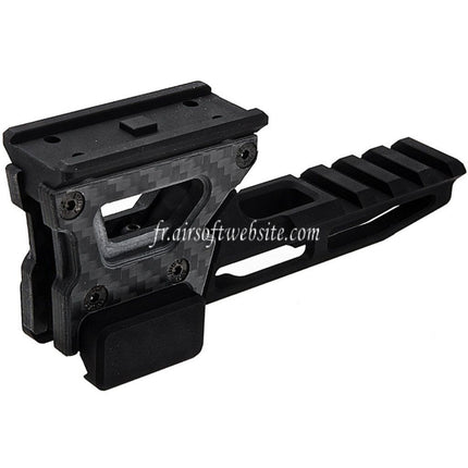 Revanchist Airsoft 2.26 Pouces Modular Optics Montage V2 Convient pour T2 Mount et Laser Devices Riser