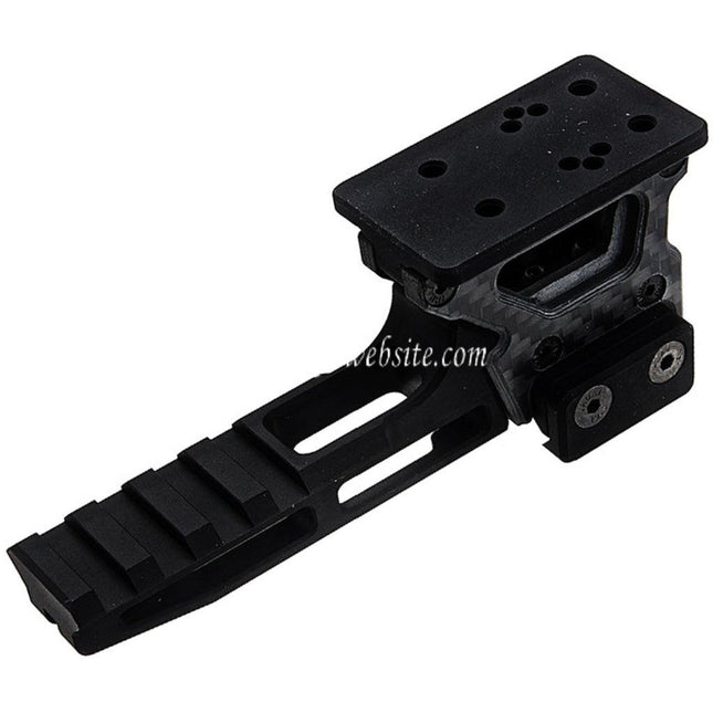 Revanchist Airsoft 2.26 Pouces Modular Optics Montage V2 Convient pour Amphibious RMR Docter Red Dot Viseur Montage et Laser Devices Riser Noir