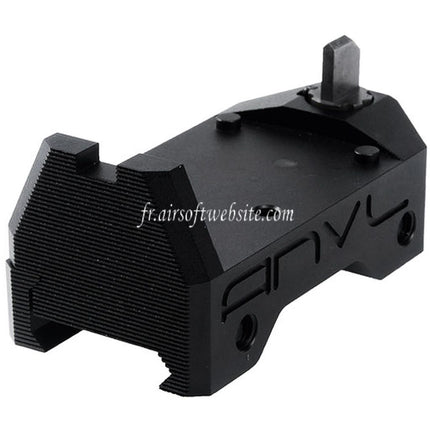 RGW Aluminum ANVL RMR Mount with Built-In Front Rear Iron Sight Fits RMR 20mm Picatinny Rail