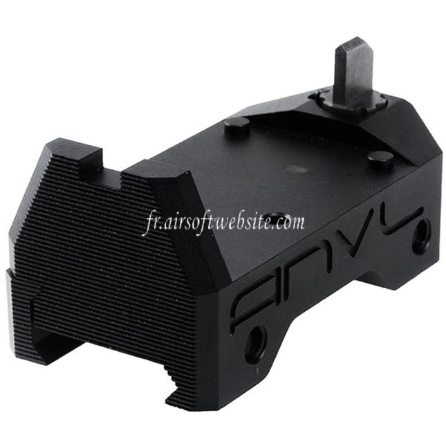 RGW Aluminum ANVL RMR Mount avec Built-In Front Rear Iron Sight Convient pour RMR 20mm Picatinny Rail