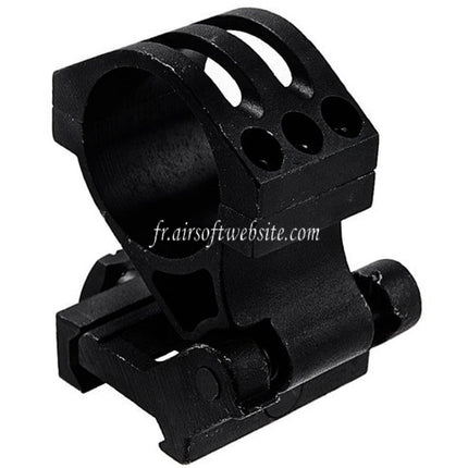 Vector Optics Steel 30mm Flip to Side Picatinny Mount Ring Black