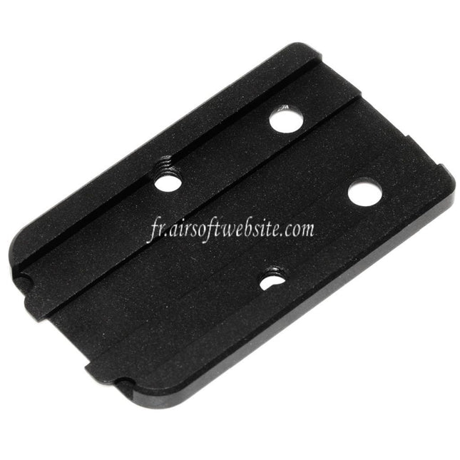 VFC RMR Rouge Point Adaptateur Convient pour VFC Cybergun FNX Série GBB Pistolet Airsoft Noir