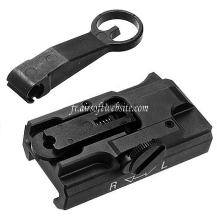 Guns Modify GM CNC Aluminum 416 A5 Style Quick Detach Flip Up Sight Suitable for Tokyo Marui M4 Series MWS GBB Airsoft Rifle
