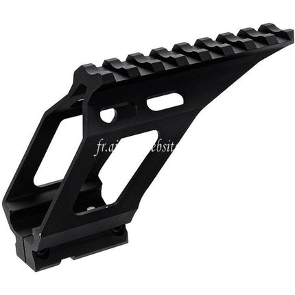 Novritsch CNC Aluminum 20mm Top Rail Fits SSP1 SSP2 GBB Airsoft Pistol Series Black