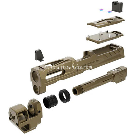 PTS Killer Innovations Velocity V1 Conversion Kit Convient pour VFC SIG AIR P320 M18 X-Carry Série GBB Pistolets