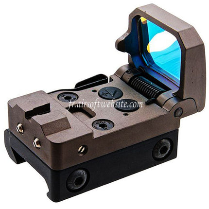 SOTAC CNC Aluminum Réglable RMT Rabattable Rouge Visée à Point