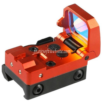 SOTAC CNC Aluminum Réglable RMT Rabattable Rouge Visée à Point