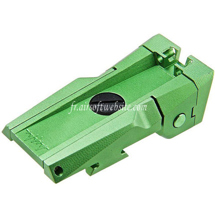 Dr. Black CNC Aluminum Fibre Optique Hausse Convient pour Tokyo Marui Hi-Capa 5.1 Série GBB Pistolet Airsoft