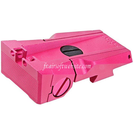 Dr. Black CNC Aluminum Fibre Optique Hausse Convient pour Tokyo Marui Hi-Capa 5.1 Série GBB Pistolet Airsoft