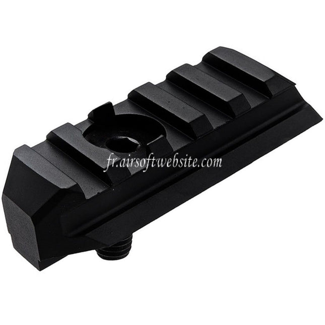 VFC CNC Aluminum M1913 20mm Picatinny Rail Crosse Adaptateur Convient pour VFC Cybergun FN FNC GBB Fusil Airsoft Noir
