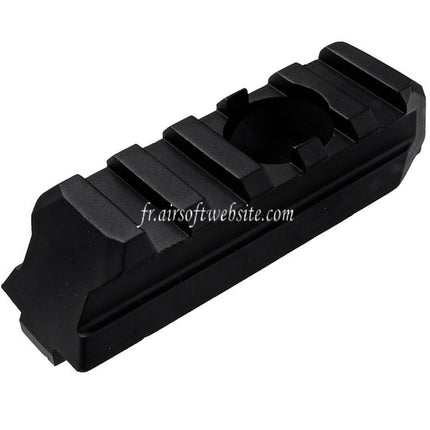 VFC CNC Aluminum M1913 20mm Picatinny Rail Stock Adapter Suitable for VFC Cybergun FN FNC GBB Airsoft Rifle Black