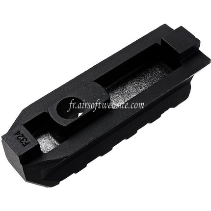 VFC CNC Aluminum M1913 20mm Picatinny Rail Stock Adapter Suitable for VFC Cybergun FN FNC GBB Airsoft Rifle Black