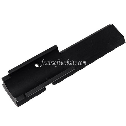 Novritsch 100mm 9-Slot Optical Picatinny Rail Suitable for SSP5 (6 Version) GBB Airsoft Pistol Black
