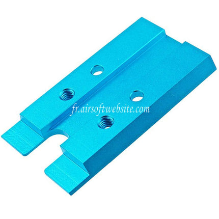 Novritsch CNC Aluminum Premium Rouge Point Plaque Convient pour VT RMR Mounting Footprint Novritsch SSP5 Série GBB Pistolet Airsoft