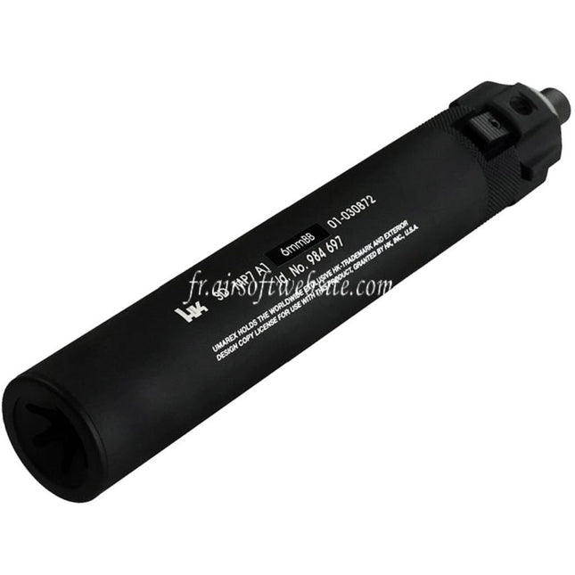 VFC (H&K licensed) Détachement rapide MP7A1 Silencieux Convient pour KSC MP7 Série GBB Fusil Airsoft Noir