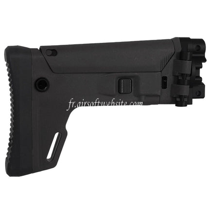 5KU ACR Style 7-Positions Pliage latéral Rétractable Crosse Convient pour Umarex VFC MP5K Série GBB Fusils Airsoft