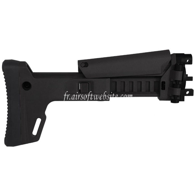 5KU ACR Style 7-Positions Pliage latéral Rétractable Crosse Convient pour Umarex VFC MP5K Série GBB Fusils Airsoft