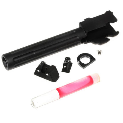 5KU CNC Aluminum 9INE RMR Ready Canon Glissière Set Convient pour WE Tokyo Marui G17 Gen3 Série GBB Pistolet Airsoft