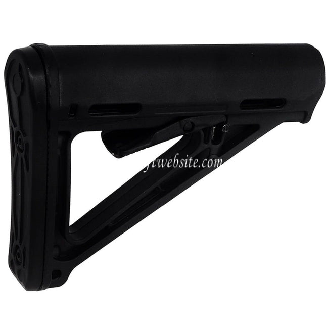 E&C MOE Style Rétractable Crosse Convient pour M4 M16 Série AEG Fusil Airsoft Noir