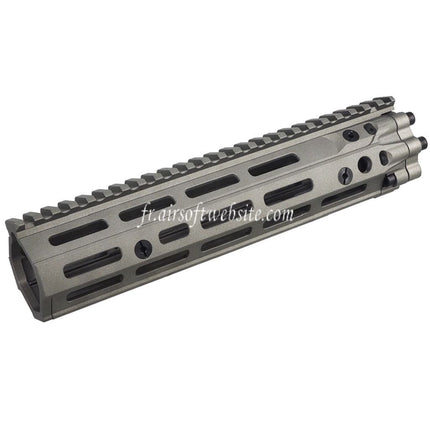 CYMA EMG Daniel Defense Licensed CNC Aluminum 9.5 Pouces Free Float M-LOK RIS III Rail de Garde-Main Convient pour M4 M16 Série AEG Fusil Airsoft