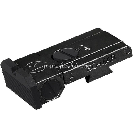 5KU CNC Aluminum Bo-Mar Style Hausse Convient pour WE (WE-TECH) Tokyo Marui Hi-Capa Série GBB Pistolet Airsoft